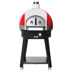 GGM Gastro | Houten pizzaoven - Rood - incl. onderstel |, Verzenden, Nieuw in verpakking