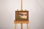 Louis de Moor (1907-?) - Huis aan het water, Antiek en Kunst, Kunst | Schilderijen | Klassiek