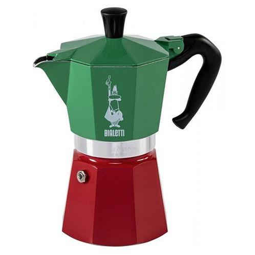 Bialetti Moka Express Italia 6 kops (percolator), Witgoed en Apparatuur, Koffiezetapparaten, 4 tot 10 kopjes, Nieuw, Koffiebonen