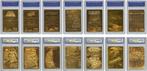 Star Wars - Lot of 7 - Original Gold Cards (23K) - Graded, Nieuw