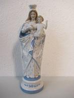 Beeld, Antiek biscuit porselein Mariabeeld - 42 cm - biscuit, Antiek en Kunst