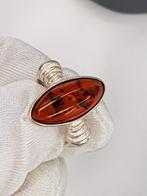 Zilver, Diameter: 16 mm / Baltisch barnsteen / Geen minimale, Verzamelen, Mineralen en Fossielen