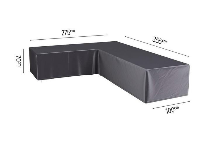Platinum Aerocover loungesethoes L-vorm 355x275 - Links, Tuin en Terras, Tuinsets en Loungesets, Nieuw, Overige materialen, Verzenden