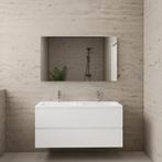 ACTIE BWS Badmeubel | Paris | Wit 120 cm | Hoogglans Wit, Ophalen of Verzenden, Nieuw, Bad