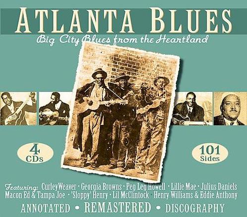 cd box - Various - Atlanta Blues (Big City Blues From The..., Cd's en Dvd's, Cd's | Jazz en Blues, Zo goed als nieuw, Verzenden