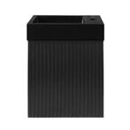 Fonteinkast BWS Sona Met Verticaal Reliëf Soft-close Mat, Ophalen of Verzenden, Nieuw, Bad