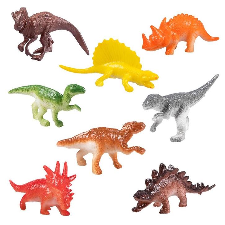 Dino Uitdeelcadeautjes 7cm 8st, Hobby en Vrije tijd, Feestartikelen, Nieuw, Verzenden