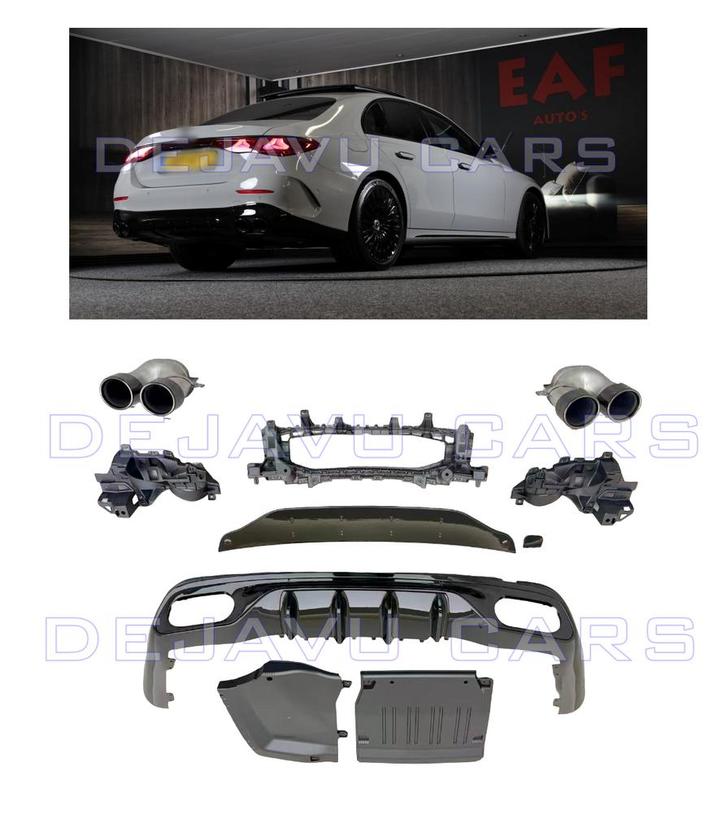 E53 AMG Look Diffuser voor Mercedes Benz E Klasse W214 S214, Auto diversen, Tuning en Styling, Ophalen of Verzenden