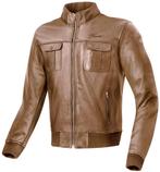 Bogotto Brooklyn Brown Leather Motorcycle Jacket, Jas | textiel, Nieuw met kaartje, Bogotto, Heren