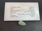 Geel, Wit Opaal - 3.46 ct - Antwerp Laboratory for Gemstone, Sieraden, Tassen en Uiterlijk, Edelstenen, Nieuw