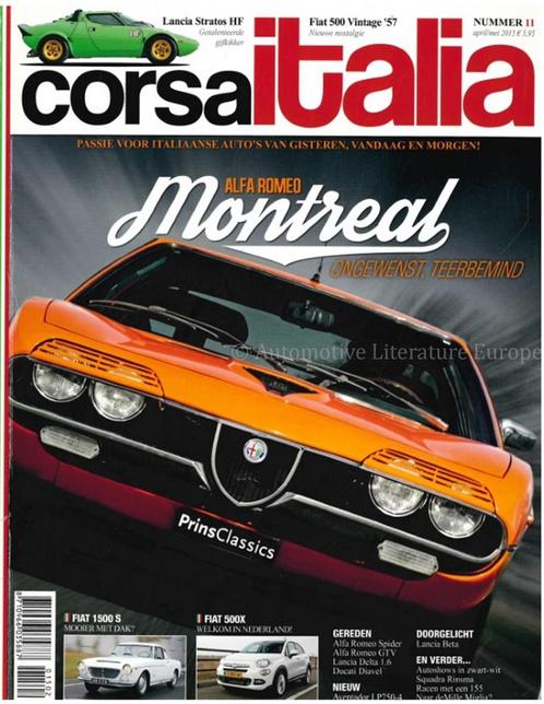 2015 CORSA ITALIA MAGAZINE 11 NEDERLANDS, Boeken, Auto's | Folders en Tijdschriften