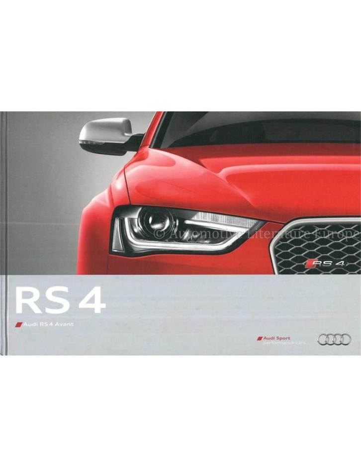 2012 AUDI RS4 AVANT HARDCOVER BROCHURE DUITS, Boeken, Auto's | Folders en Tijdschriften, Audi