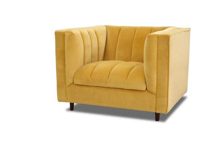 Fauteuil Joure - fauteuils - Geel, Huis en Inrichting, Stoelen, Nieuw, Overige materialen