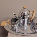 demeyere - Koffieservies (4) - Bakeliet, koper chrome -, Antiek en Kunst