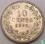Nederland 10 cents 1876 (munten), Postzegels en Munten, Munten | Nederland, Verzenden, Losse munt, Goud