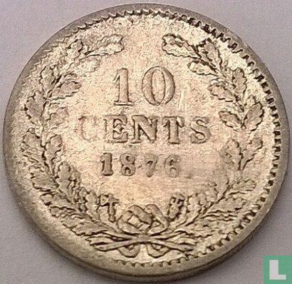Nederland 10 cents 1876 (munten), Postzegels en Munten, Munten | Nederland, Losse munt, Goud, Zilver, Verzenden