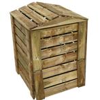 Compostbak Cabane 60 x 60 x 80 cm, Tuin en Terras, Aarde en Mest, Verzenden