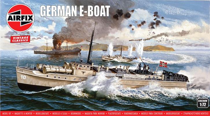 Airfix A10280V German E-Boat Schaal 1:72, Hobby en Vrije tijd, Modelbouw | Boten en Schepen, Nieuw, Overige merken, Verzenden