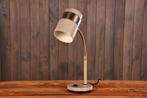 Unieke vintage bureaulamp beige | nachtlampje | burolamp /