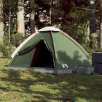vidaXL Koepeltent 2-persoons waterdicht groen, Caravans en Kamperen, Verzenden, Nieuw, Tot en met 2