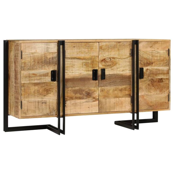 vidaXL Dressoir 150x40x80 cm massief mangohout, Huis en Inrichting, Kasten | Dressoirs, 25 tot 50 cm, Nieuw, 100 tot 150 cm, Overige houtsoorten