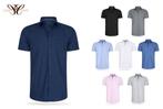 Tweedekans | Cappucino Overhemd - Lichtblauw - Maat S, Kleding | Heren, Overhemden, Ophalen of Verzenden, Zo goed als nieuw