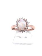 Ring - 18 karaat Roségoud -  1.80ct. tw. Opaal - Diamant