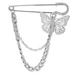 Fako Bijoux® - Sierspeld / Sjaalspeld - Ketting - Vlinder -, Sieraden, Tassen en Uiterlijk, Broches, Verzenden, Nieuw