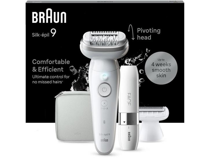 Braun Silk·épil 9 - Epilator - Wet & Dry - 40, Witgoed en Apparatuur, Persoonlijke-verzorgingsapparatuur, Nieuw, Verzenden