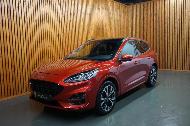 Ford Kuga 2.5 PHEV ST-LINE X Aut.Clima Alcantara Leer Nr.078, Auto's, Ford, Automaat, SUV of Terreinwagen, BTW verrekenbaar, Rood