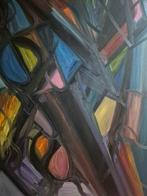 Bruno Cantais (1966) - Composition Abstraite, Antiek en Kunst, Kunst | Schilderijen | Modern