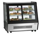 Bartscher Koelvitrine | 120L | Convectiekoeling | Zwart/RVS, Witgoed en Apparatuur, Koelkasten en IJskasten, Ophalen of Verzenden
