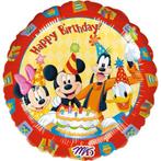 Mickey Mouse Helium Ballon Happy Birthday 43cm leeg, Verzenden, Nieuw