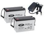 Landport (LP) 2x EV12-100s accus 12 volt 100 ah + IMPULS II, Auto-onderdelen, Accu's en Toebehoren, Ophalen of Verzenden, Nieuw