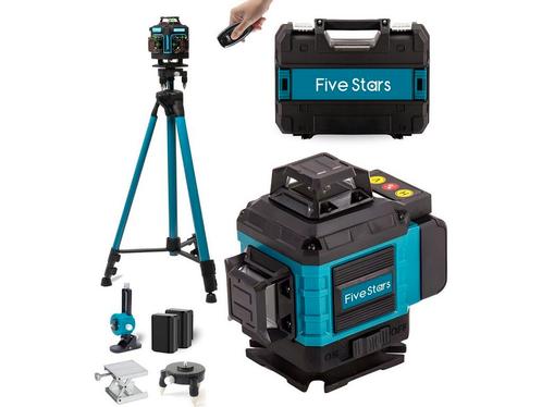 Five Stars® Kruislijnlaser Met Statief - 4 tot 16 Lijnen -, Huis en Inrichting, Woonaccessoires | Overige, Nieuw, Verzenden
