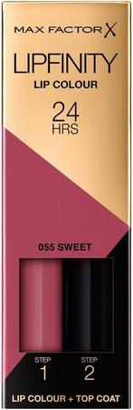 MAX FACTOR LIPFINITY 055 SWEET LIPSTICK LIPPENSTIFT DOOSJE.., Verzenden, Nieuw