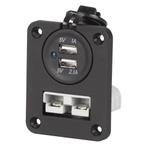 ProRide Accu stekker + Dual USB  Stopcontact - Inbouw -, Doe-het-zelf en Verbouw, Verzenden, Nieuw
