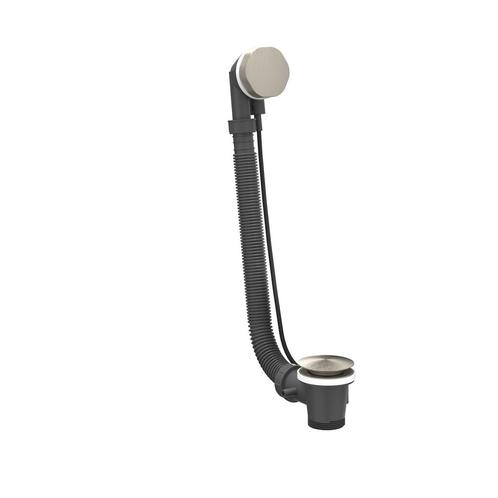 Badoverloopset IVY Geborsteld Nickel PVD, Doe-het-zelf en Verbouw, Sanitair, Bad, Nieuw, Ophalen of Verzenden