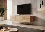 Meubella TV-Meubel Calabas kastanje 150 cm hangend, Huis en Inrichting, Kasten | Televisiemeubels, Overige materialen, 100 tot 150 cm