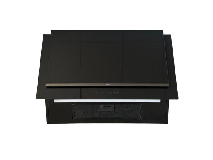 ATAG WS8012DM - Afzuigkap wandschouw - 730 m³/h - Zwart glas, Witgoed en Apparatuur, Afzuigkappen, Zo goed als nieuw, Verzenden