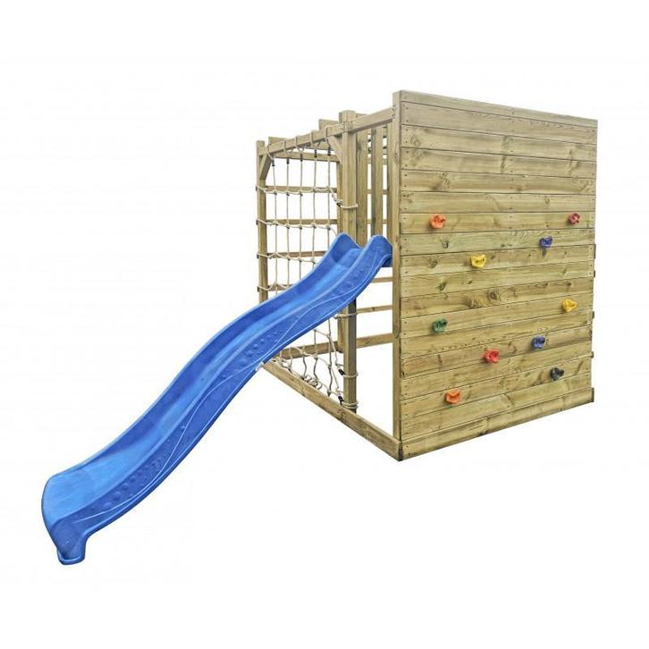 Klimtoestel Slingeraap | incl. klimnet, glijbaan en meer, Kinderen en Baby's, Speelgoed | Buiten | Speeltoestellen, Nieuw, Glijbaan