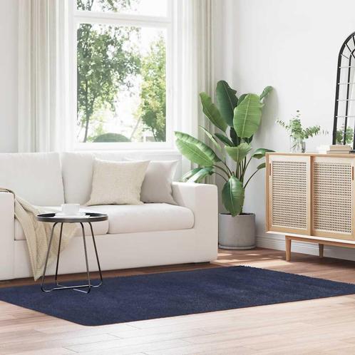 vidaXL Hoogpolig vloerkleed NAVARRA 130x200 cm polyester, Huis en Inrichting, Stoffering | Tapijten en Kleden, Blauw, Nieuw, Verzenden
