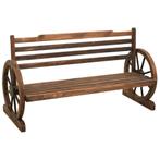 Tuinbank 142cm Vurenhout - Tweedekansje - Tuinmeubel Koopje!, Ophalen of Verzenden, Nieuw, Hout