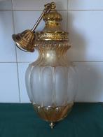 Plafondlamp - glas, messing - Messing hanglamp