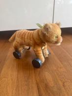 Steiff - Speelgoed RARE 1928 Classic Tabby auf Rädern -, Antiek en Kunst, Antiek | Speelgoed