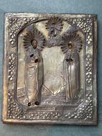 Icoon - Sint-Symeon en Sint-Pelagia - Hout, Messing