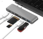 USB-C USB C adapter hub macbok pro air 2.0 3.0 MicroSD *6 po, Computers en Software, Overige Computers en Software, Nieuw, Verzenden