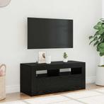 vidaXL TV-kast Zwart 90 x 35 x 40 cm Bewerkt hout, Huis en Inrichting, Minder dan 50 cm, Verzenden, Nieuw, Minder dan 100 cm