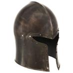 vidaXL Ridderhelm middeleeuws replica LARP staal, Verzenden, Nieuw