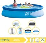 Intex Easy Set Zwembad  Opblaaszwembad  396x84 cm, Verzenden, Opblaaszwembad, 80 tot 120 cm, Rond